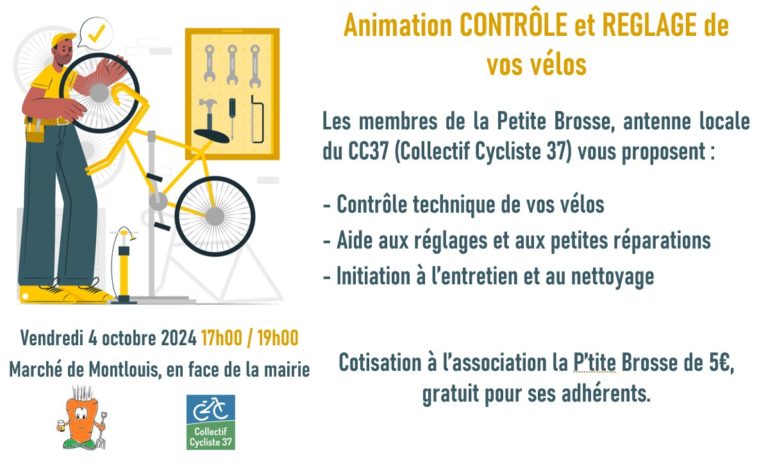 Atelier aide à l’entretien vélo